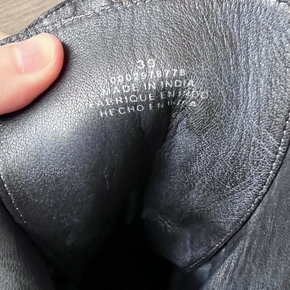 Free People Santa Fe Lace Up Boot In Black Embossed Size 39 - Picture 11 of 12